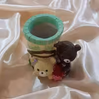 جامدادی سفالی طرح خرس