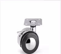 چرخ فلزی ترمز دار ملونی کد 1014