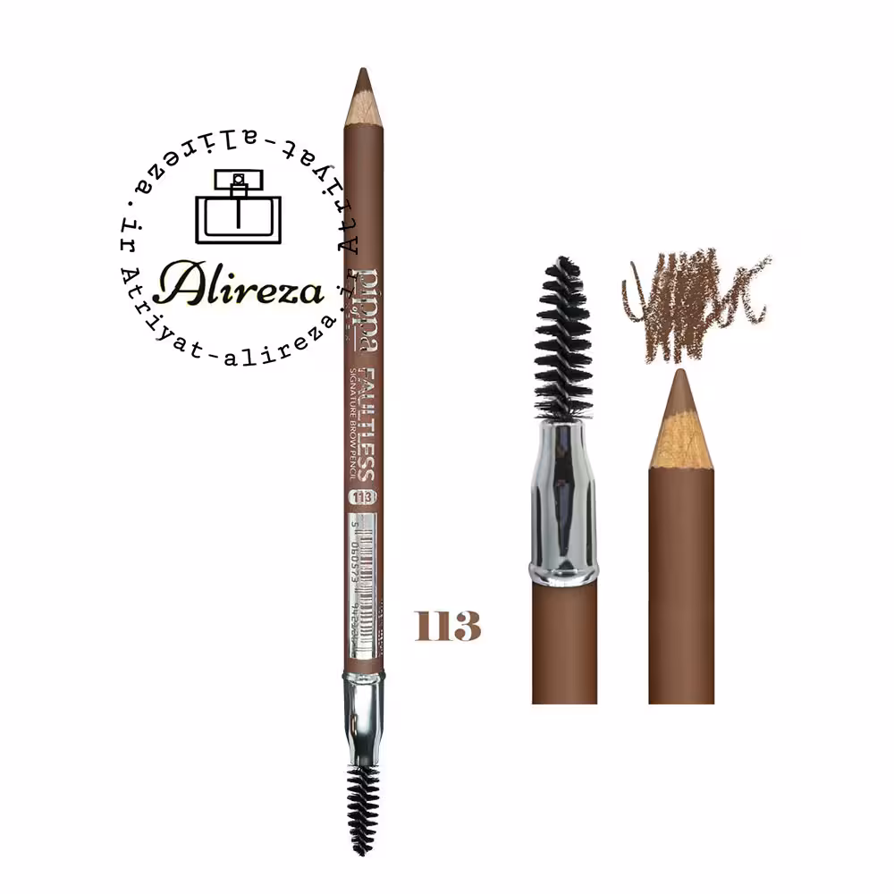 مداد ابروی غیرپودری پیپا Faultless Non Powder Browlier Pippa شماره 113