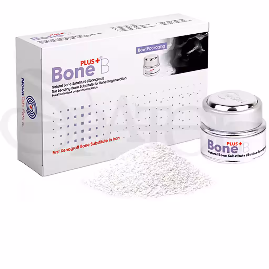 پودر استخوان زنوگرفت Bone Plus قطر ذرات 1000-2000 حجم 1cc