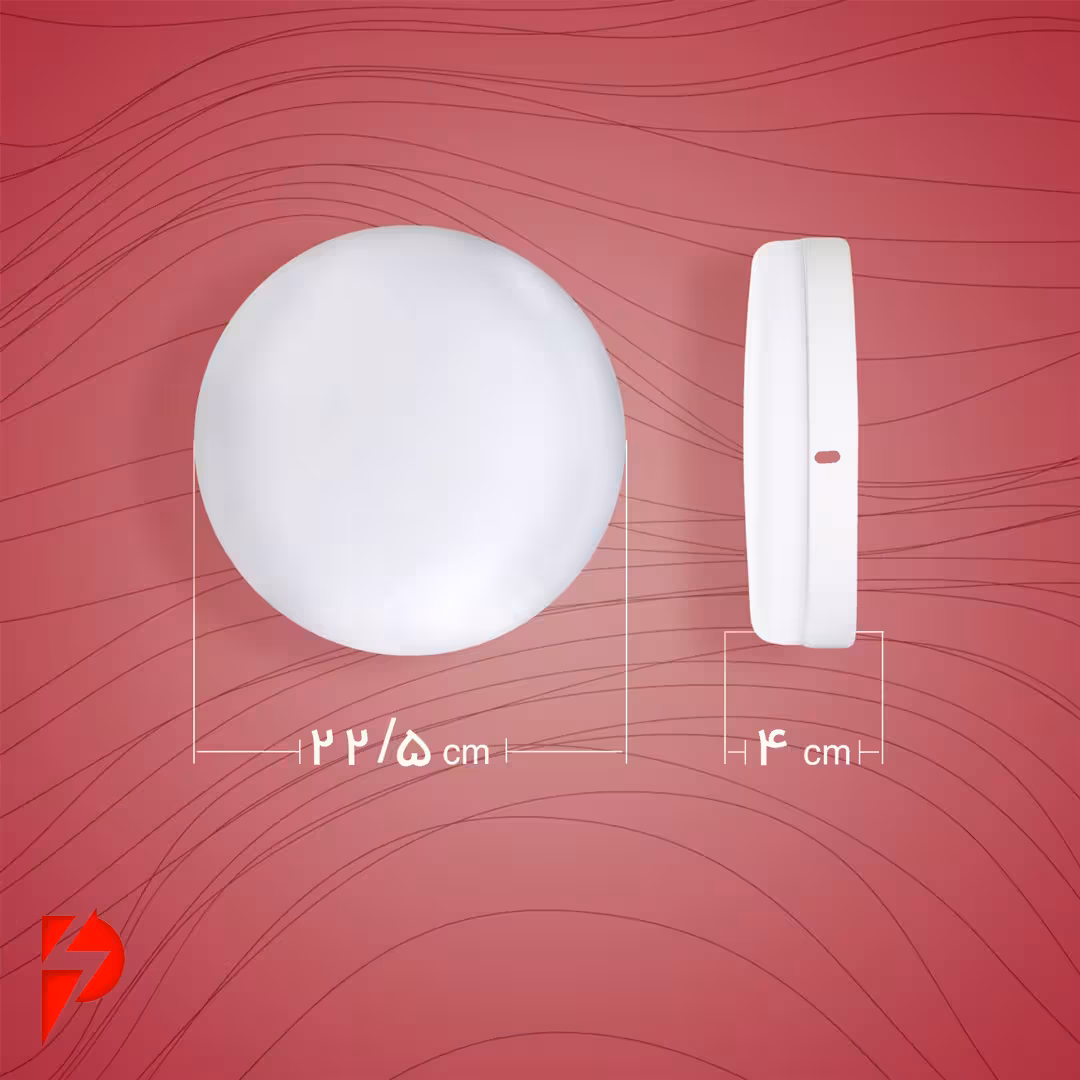 تمام نور روکار 36 وات گرد