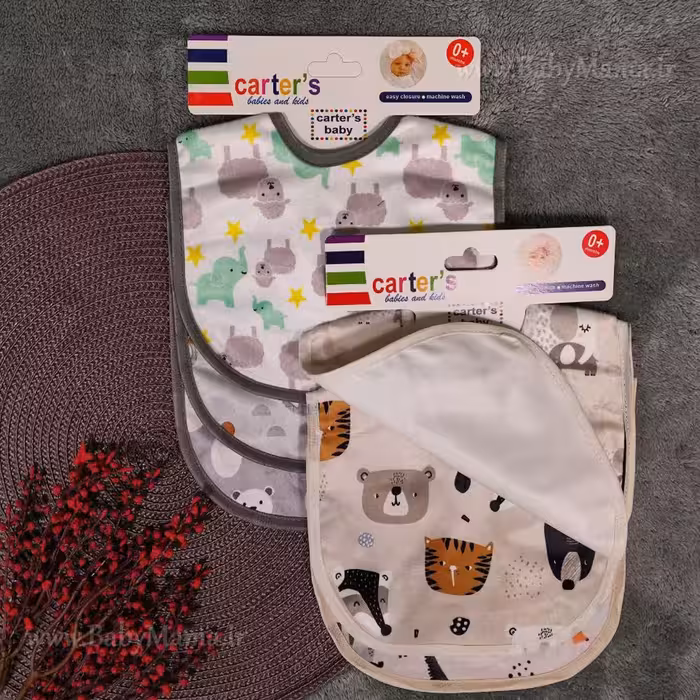 پیش بند دکمه ای مخمل کارترز