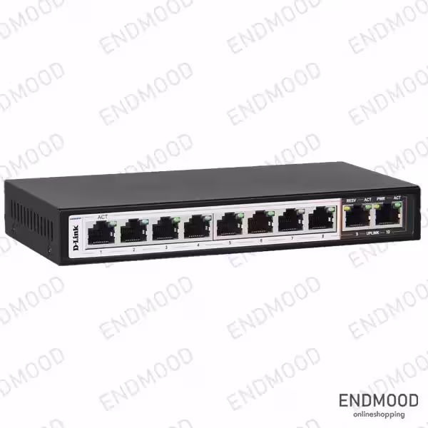 سوئیچ PoE  دی لینک مدل  DES-F1010P-E