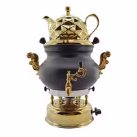 سماور گازی مدل عروس کد bst-3 ظرفیت 6 لیتر