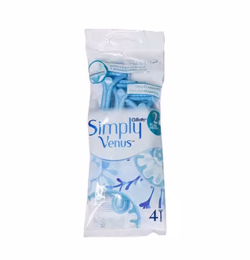 خود تراش ژیلت مدل Simply Venus بسته 4 عددی