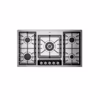 اجاق گاز استیل 5 شعله (multi step) کن مدل 518M