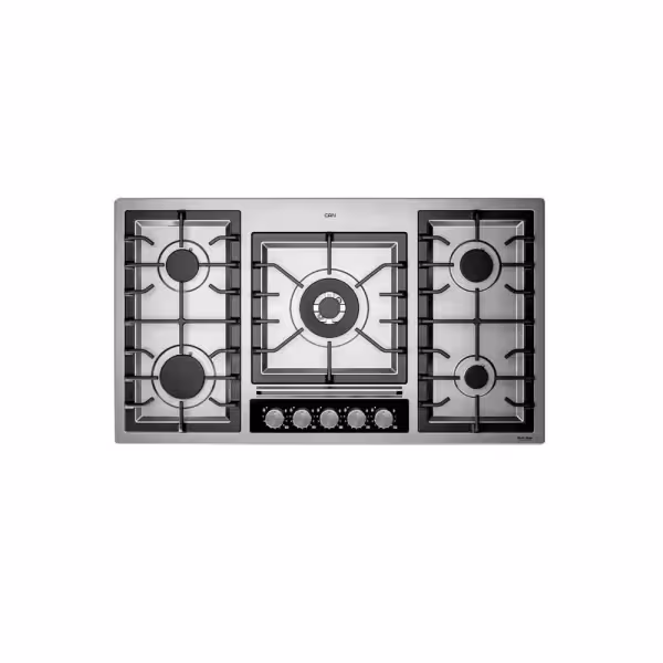 اجاق گاز استیل 5 شعله (multi step) کن مدل 518M