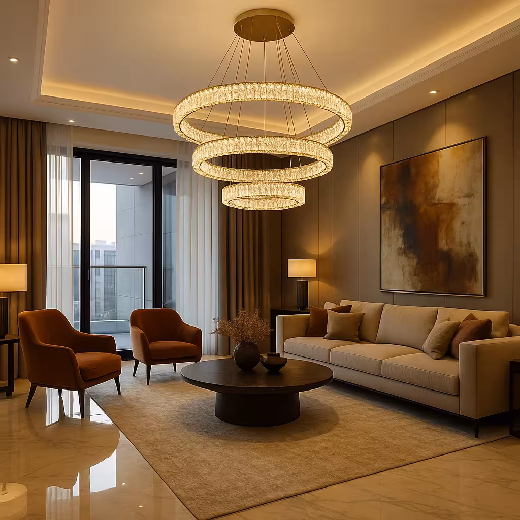 لوستر کریستالی DNA سه طبقه کوثر کد7020108