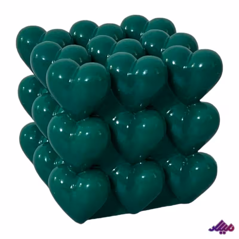 قالب سیلیکونی روبیک قلبی 9 تایی 6 سانت