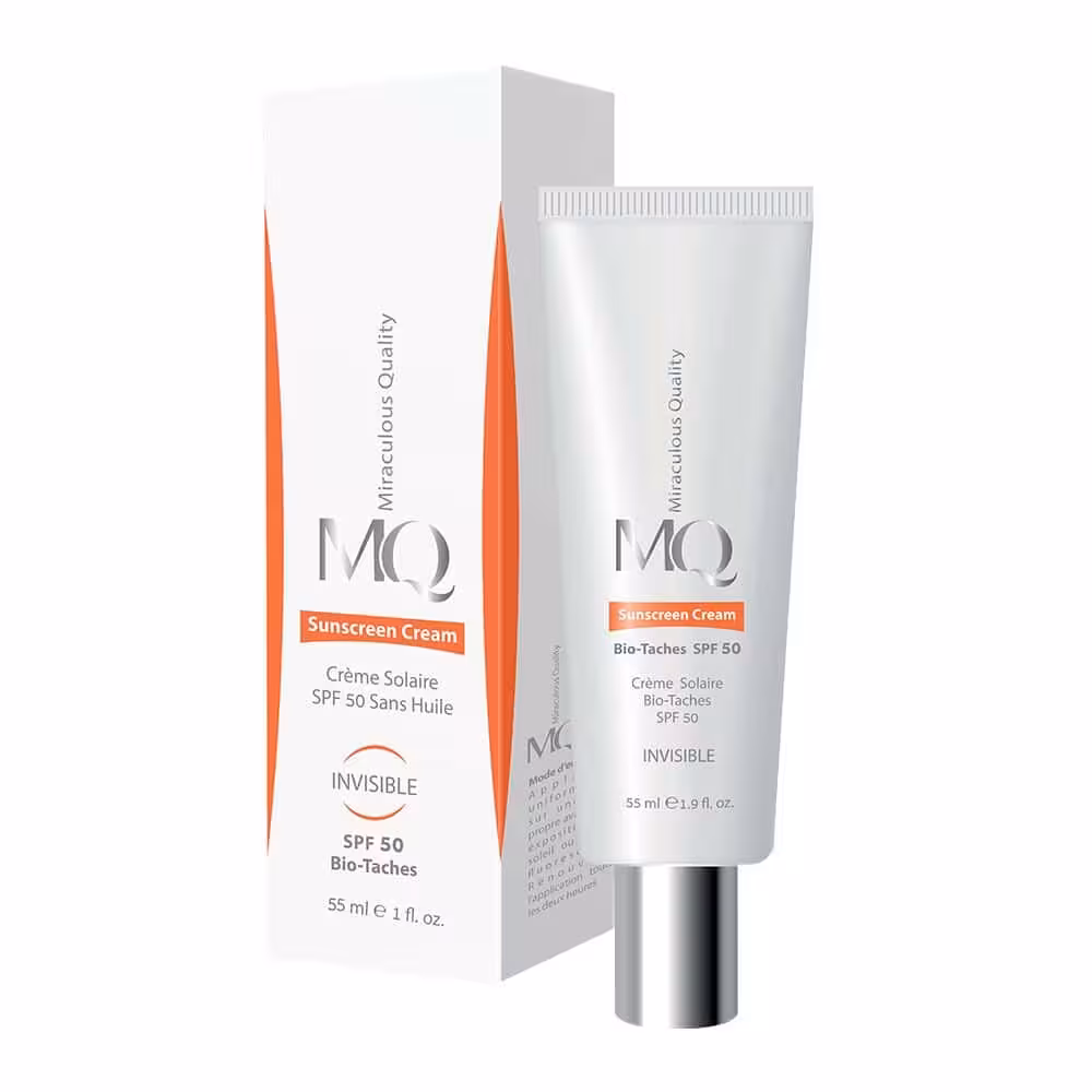 کرم ضد آفتاب ضد لک و روشن کننده ام‌کیو بایوتچ SPF50