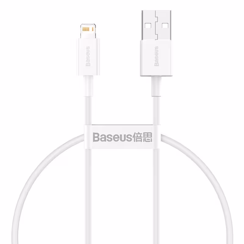 کابل کوتاه آیفونی فست شارژ Baseus Calys-02 2.4A 25cm