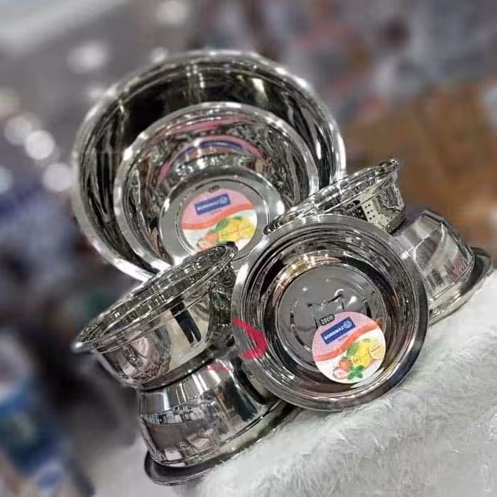 سرویس لگن استیل 4 پارچه یونیک اصل سایز 1