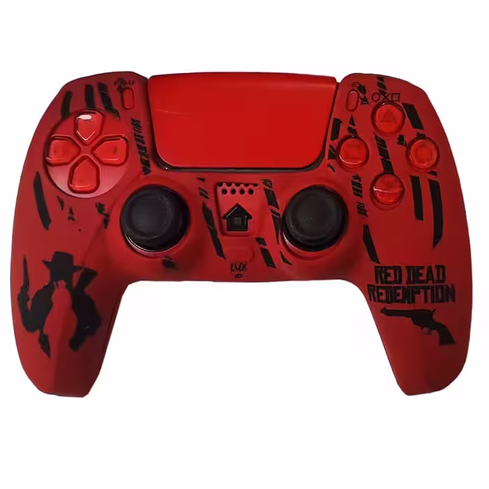 روکش دسته PS5 طرح red dead C