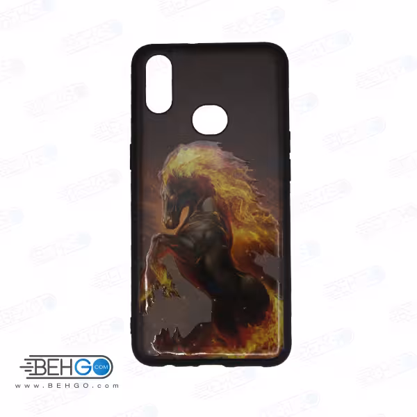 قاب A10s کاور فانتزی با عکس اسب آتشی طرح 2 محافظ گوشی موبایل سامسونگ Samsung A10s