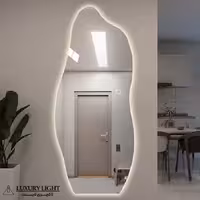 آینه بک لایت قدی دفرمه مدل LX08