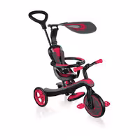 سه‌چرخه 4 کاره قرمز Globber مدل EXPLORER TRIKE 4 in 1