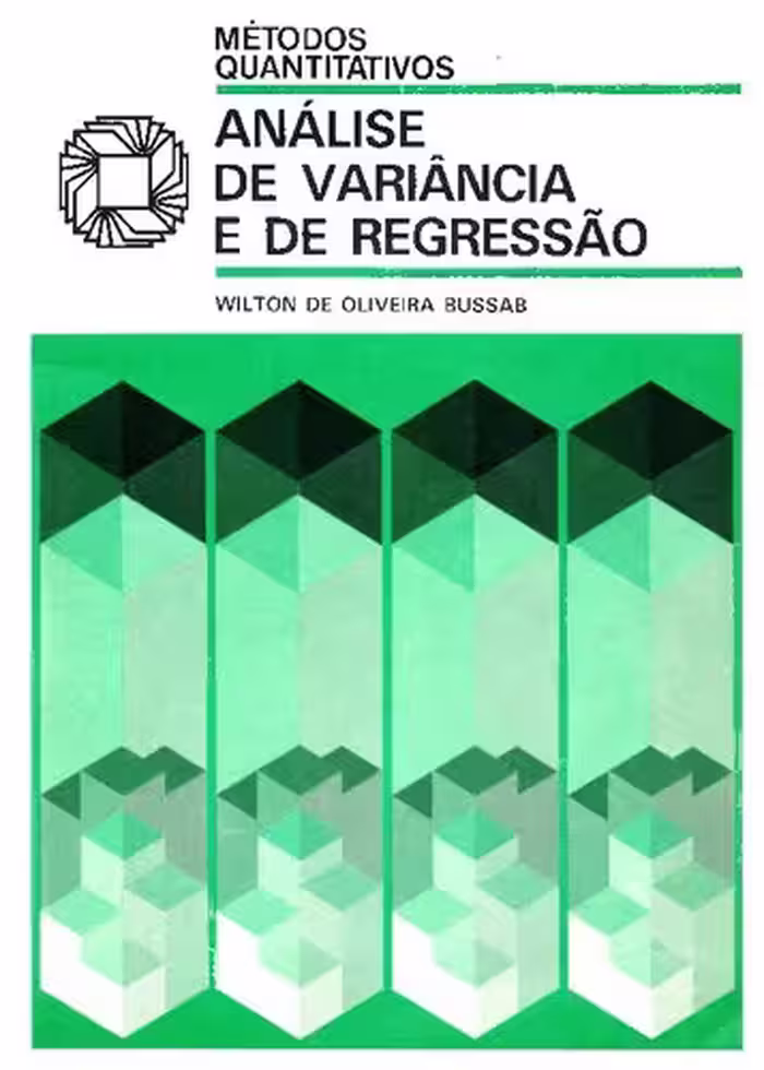 خرید و دانلود نسخه کامل کتاب Análise de variância e de regressão: uma introdução