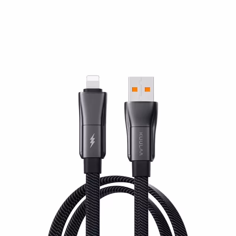 کابل تبدیل Type-C و USB به Type-C و لایتنینگ  kuulla مدل KL-X73 طول 2 متر