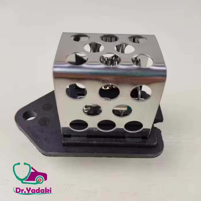 مقاومت فن رادیاتور پژو 206 (رزیستور) 0.6 اهم شرکتی ایساکو اصل 1230100499