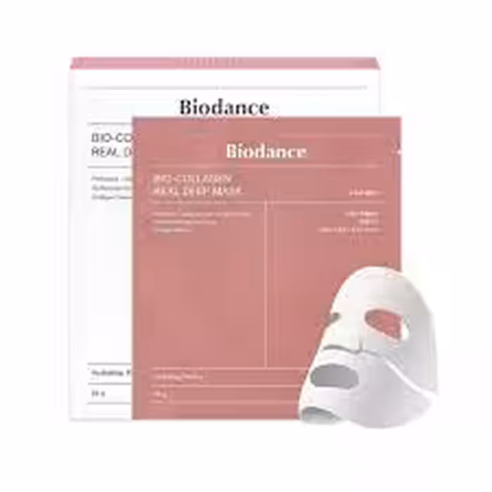 ماسک کلاژن‌ساز و آبرسان بایودنس | Biodance Bio-Collagen | ماسک ورقه‌ای کره‌ای