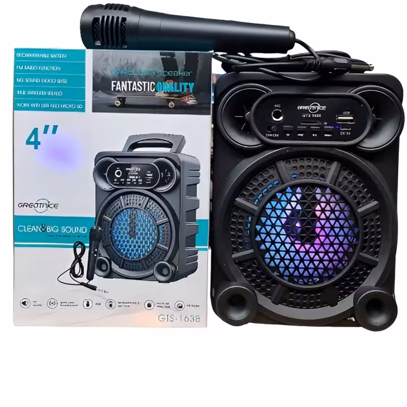 اسپیکر GTS-1638 میکروفن دار گریت نایس GTS-1638 سایز 4 اینچ