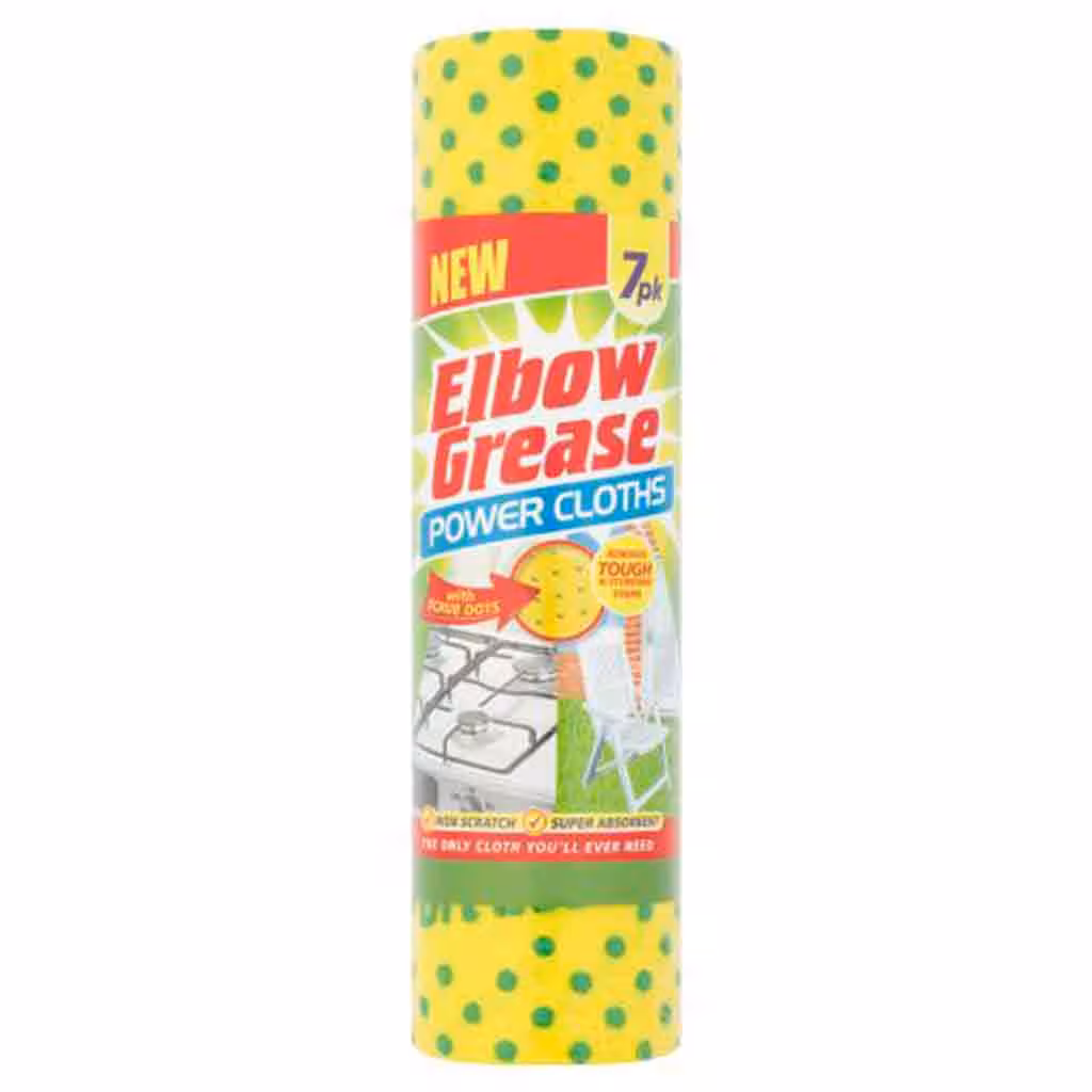 دستمال آشپزخانه انگلیسی البو گریز Elbow Grease مدل اسکاجی 7 عددی