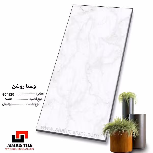 سرامیک وستا روشن 60*60 کاشی آبنوس