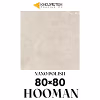 سرامیک هومان، کرم تیره، ابعاد 80x80، نانو پولیش