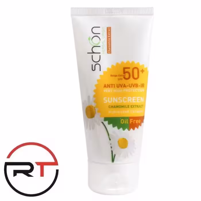 ضد آفتاب رنگی بژ SPF50 فاقد چربی شون