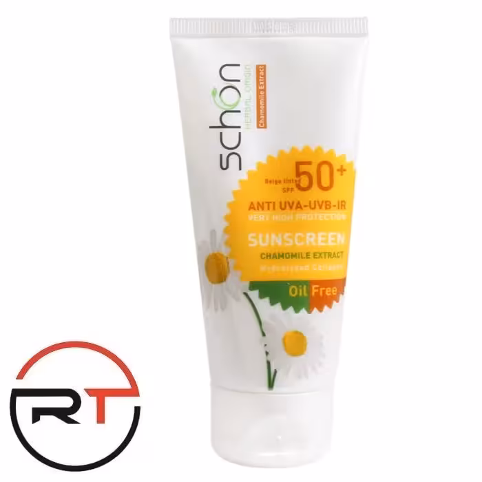 ضد آفتاب رنگی بژ SPF50 فاقد چربی شون