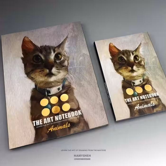 دفترطراحیA5سری آرت همیشه