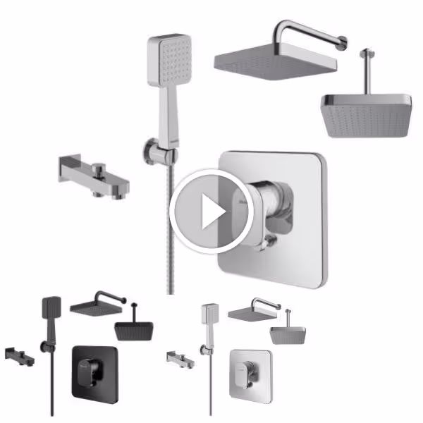 شیر حمام توکار شودر مدل تاین تیپ 4