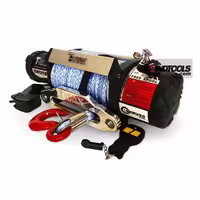 وینچ خودرویی 12500 پوند طناب الیافی تی مکس (T-Max) سری (X-Power) – 12 ولت