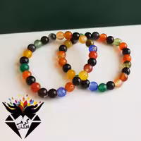 دستبند عقیق ام البنین اصل خوشرنگ D1017