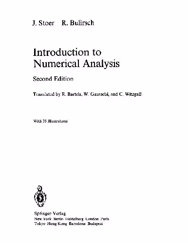 خرید و دانلود نسخه کامل کتاب Introduction to Numerical Analysis