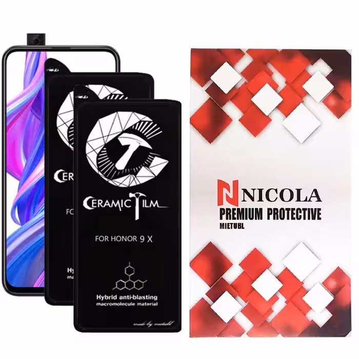 محافظ صفحه نمایش سرامیکی میتوبل مدل N2_MTR مناسب برای گوشی موبایل آنر 9X بسته دو عددی