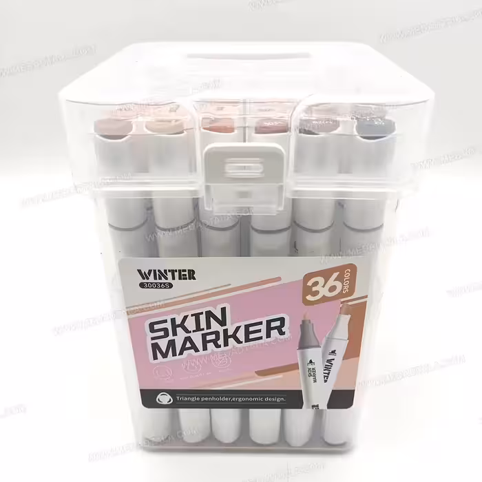 ماژیک راندو (دو سر) 36 رنگ (رنگ پوست) وینتر WINTER