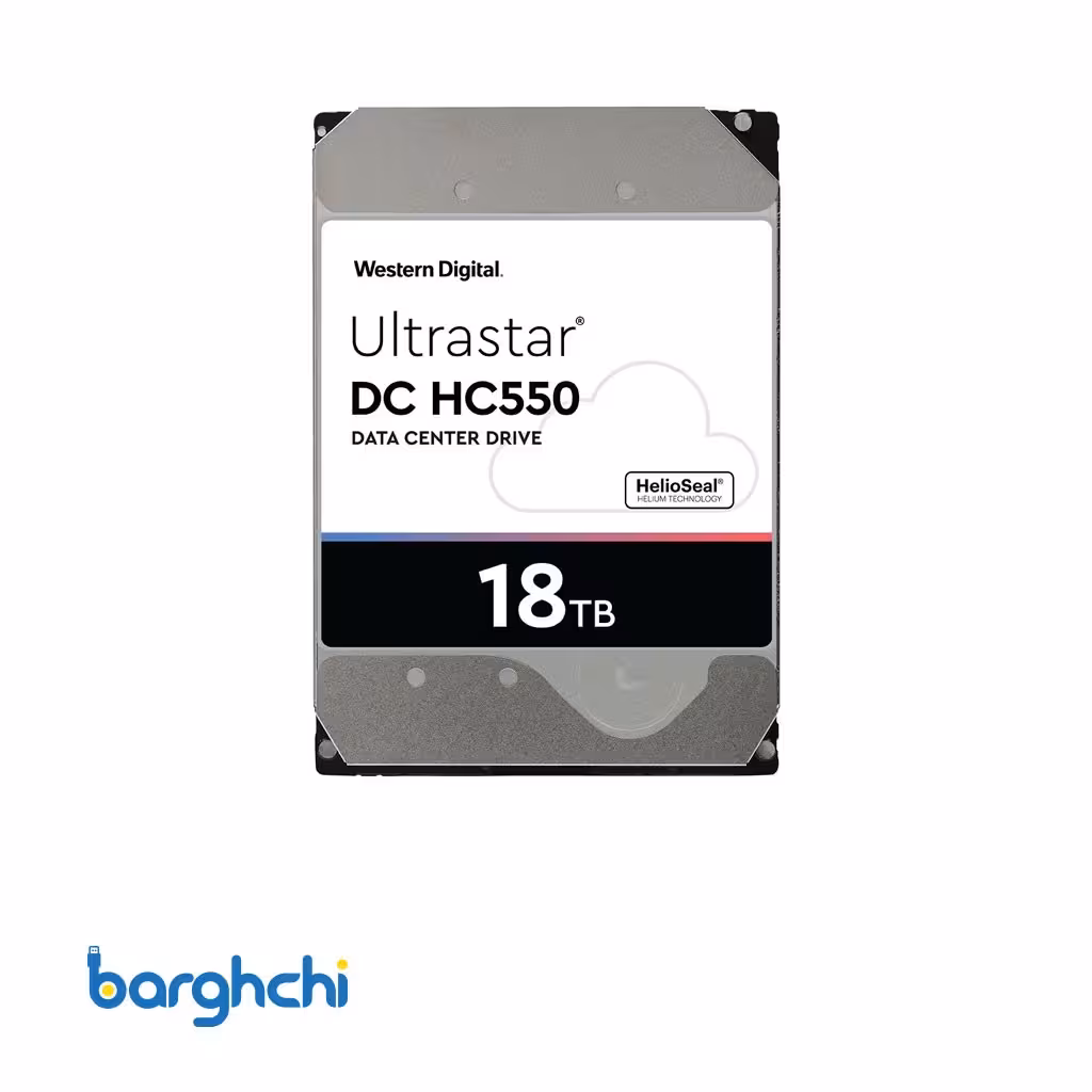 هارد دیسک وسترن دیجیتال Ultrastar HC550 0F38459 ظرفیت 18 ترابایت