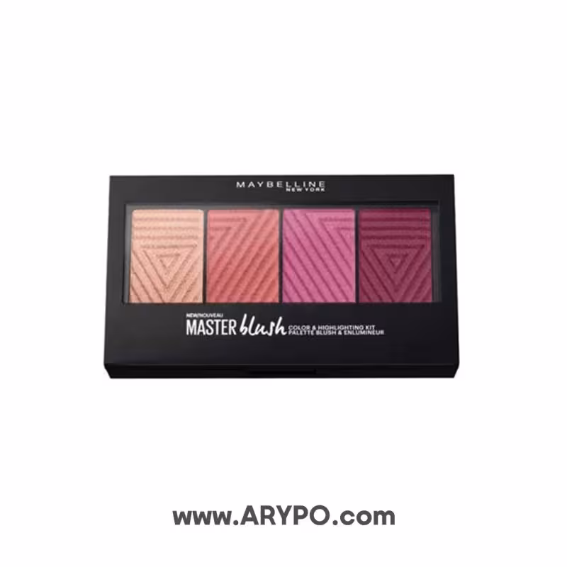 پالت رژگونه و هایلایتر میبلین مدل Master Blush