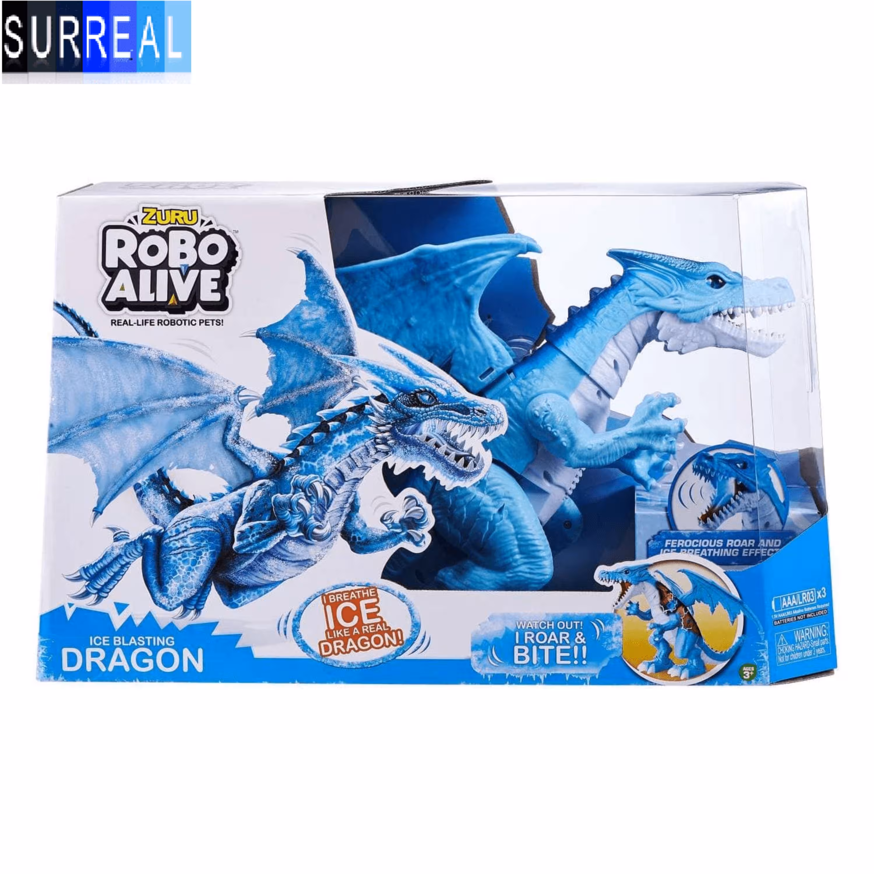 ربات اژدهای یخی مدل Robo Alive برند Zuru