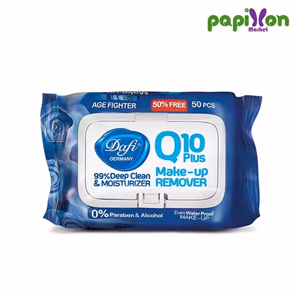 دستمال مرطوب پاک کننده آرایش بلوبری ضد چروک دافی