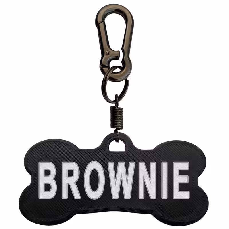 پلاک شناسایی سگ مدل Brownie | چاوه
