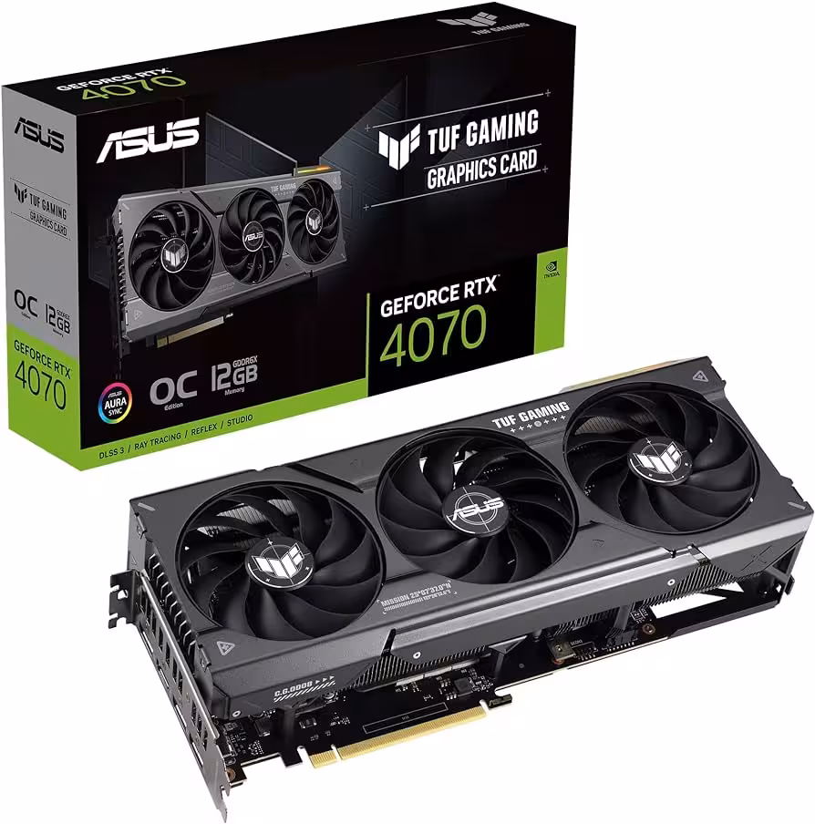 کارت گرافیک ایسوس TUF GAMING GEFORCE RTX 4070 12G GDDR6