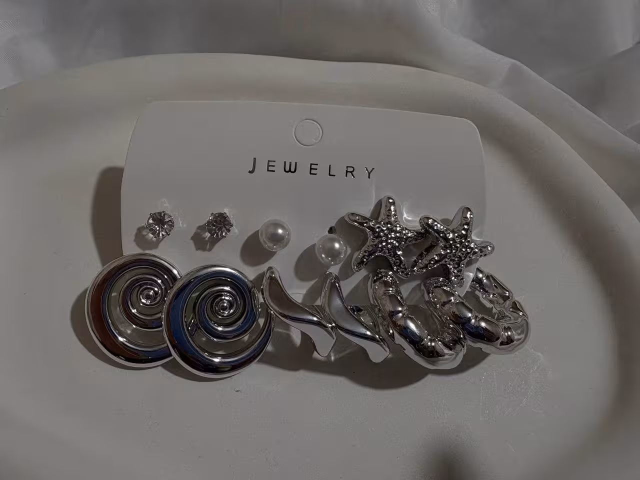 گوشواره مینیمال پگ 6جفتی