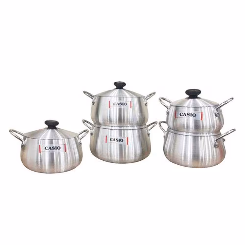 سرویس قابلمه 10 پارچه کاسیو درب پیرکس