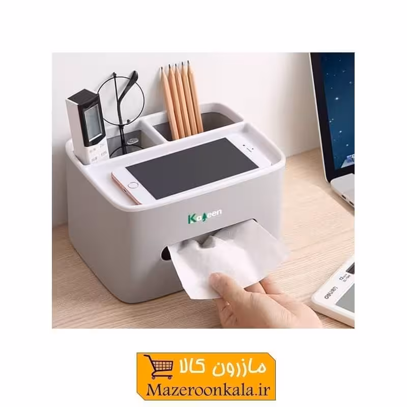 جا دستمال کاغذی و ارگانایزر چند منظوره Kajeen کاجین HOR-003