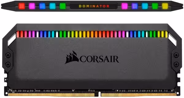 رم دسکتاپ کورسیر دو کاناله Corsair DOMINATOR PLATINUM RGB DDR4 32GB 3600MHZ