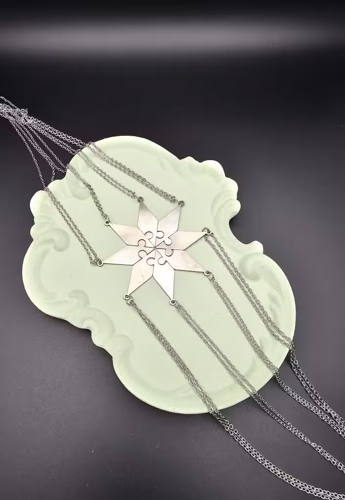 ست گردنبند دوستانه 6 تکه  کد 0099