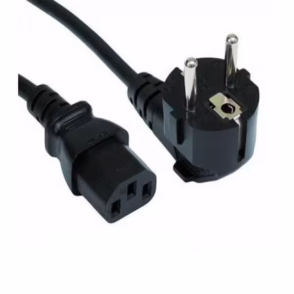 کابل برق سه پین منبع تغذیه کامپیوتر دی نت طول 1/5 مترD-net