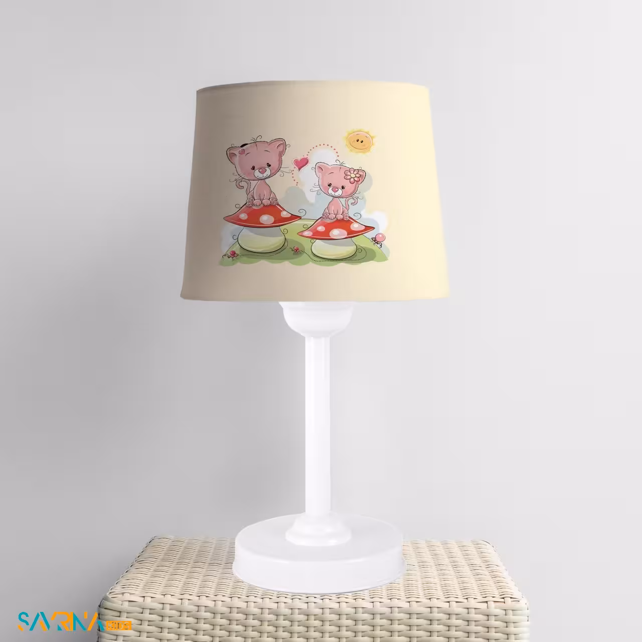 آباژور بچگانه طرح گربه های ملوس کد AS1376